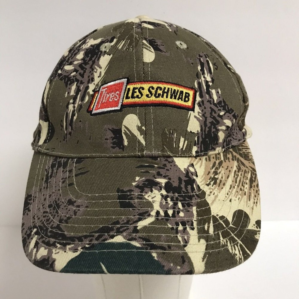 Tires Les Schwab Camouflage Camo Adjustable Hat